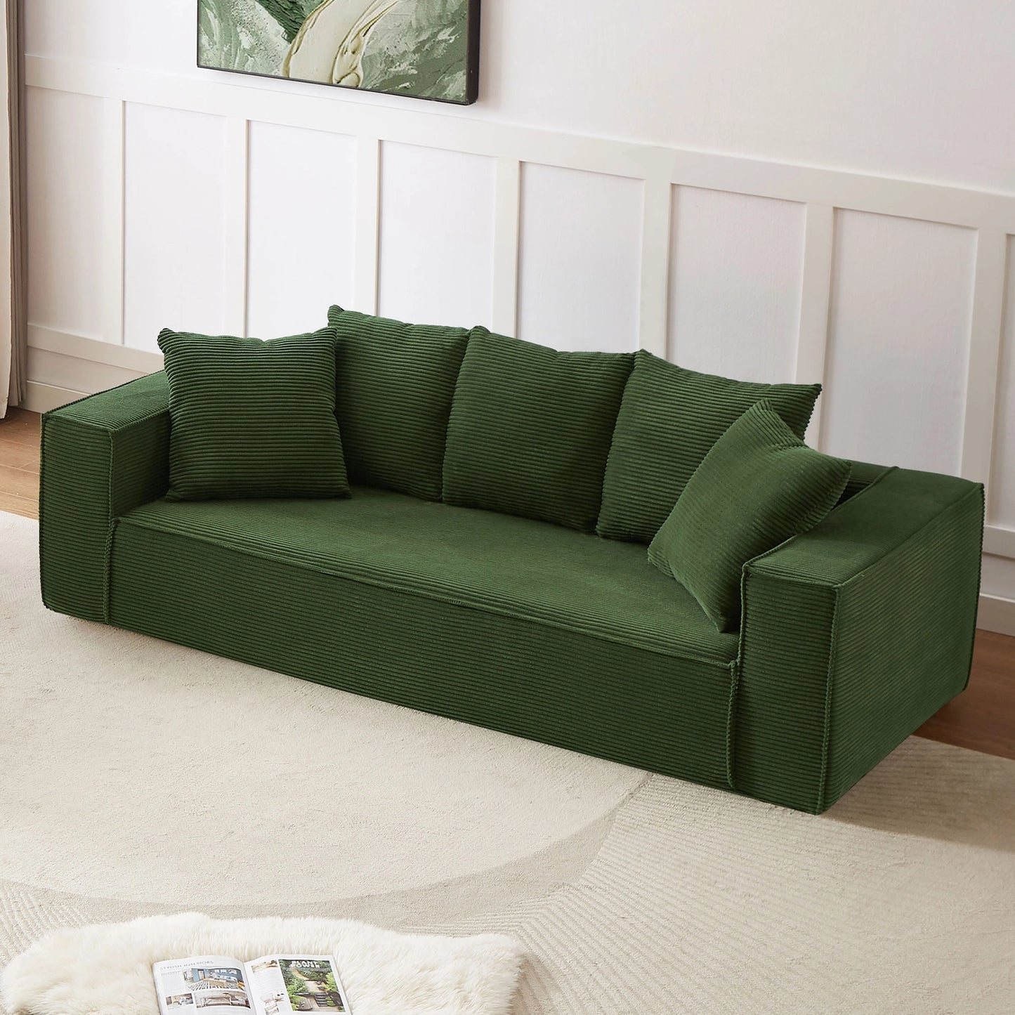 EVERGREEN CORDUROY SOFA