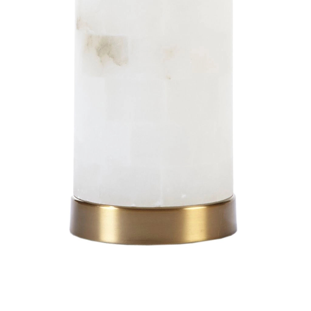 ALABASTER GOLD TABLE LAMP