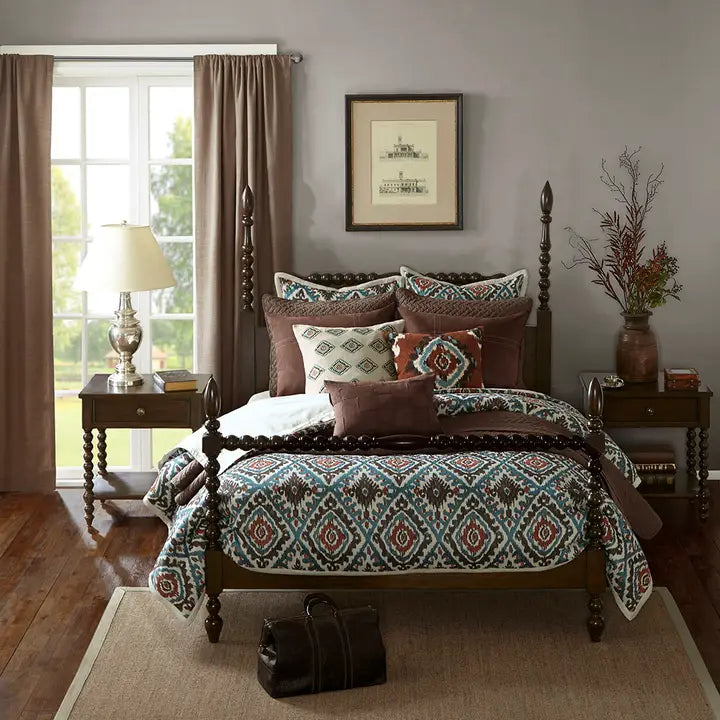 BOBBLE POST BED - MOROCCO BROWN