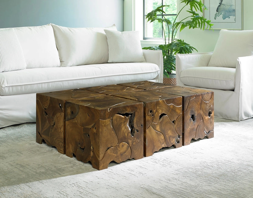 EARTHBOUND TEAK ROOT END TABLE