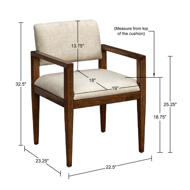 ODYSSEY ARM DINING CHAIRS, (SET OF 2)