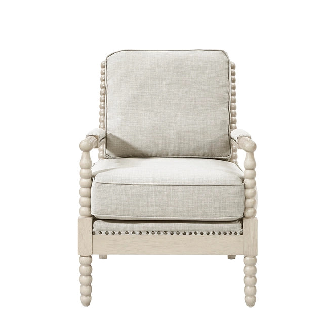 MEDINA ACCENT CHAIR, GREY / OYSTER