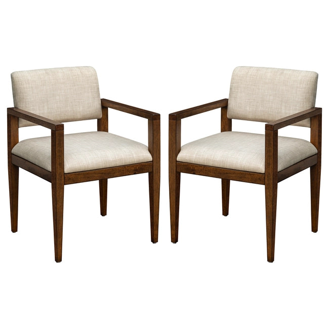 ODYSSEY ARM DINING CHAIRS, (SET OF 2)