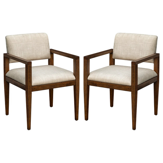 ODYSSEY ARM DINING CHAIRS, (SET OF 2)