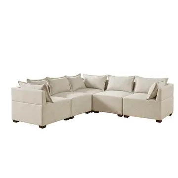 MODULAR SECTIONAL SOFA COLLECTION, LINEN GRAY