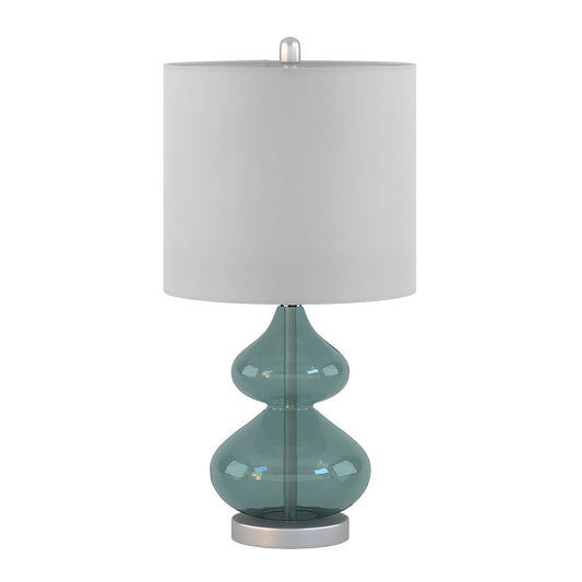 SELENE TABLE LAMP - TEAL GLASS (SET OF 2)