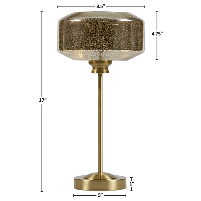 MERCURY GLASS TABLE LAMP