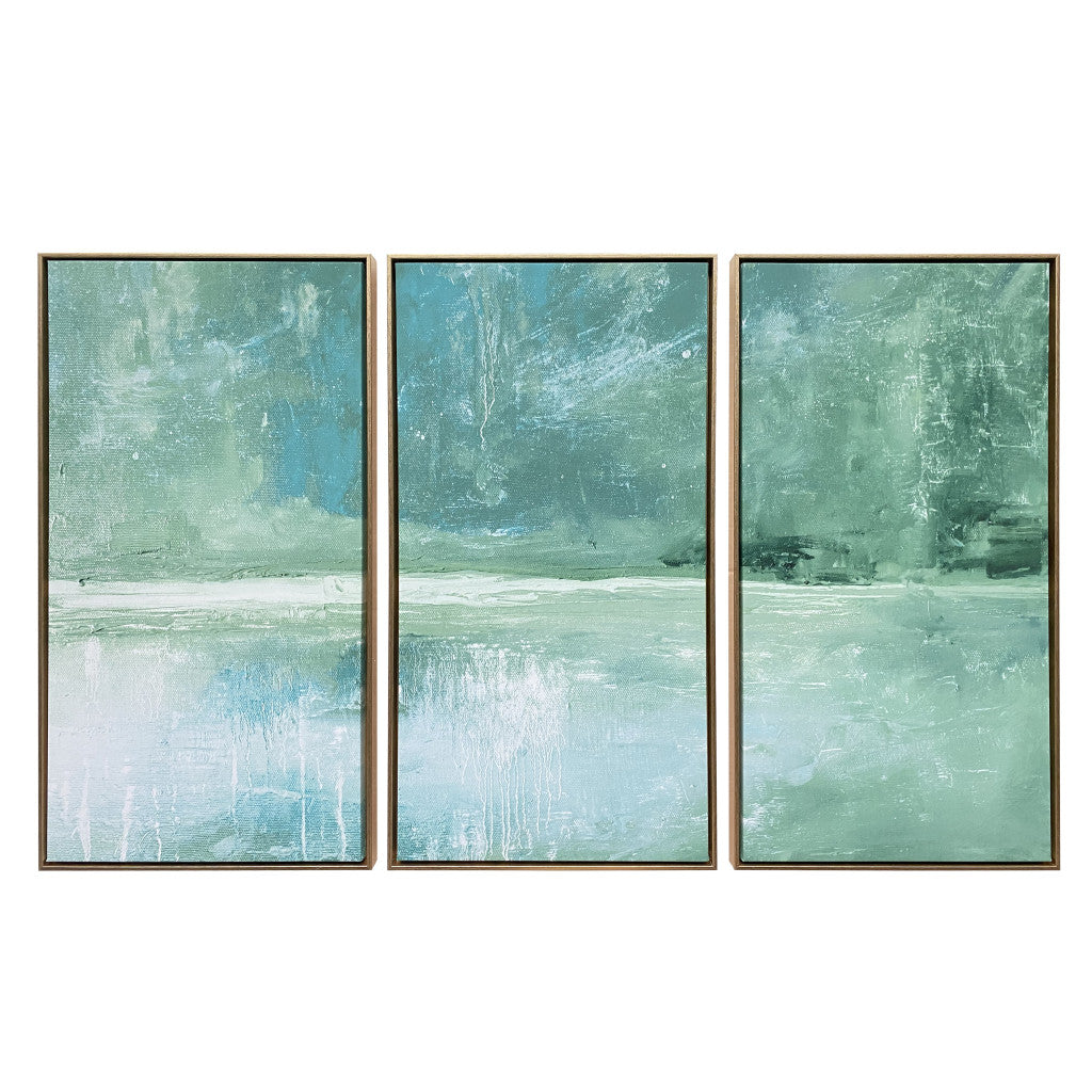 TRANQUIL WATERS WALL ART, SET OF 3