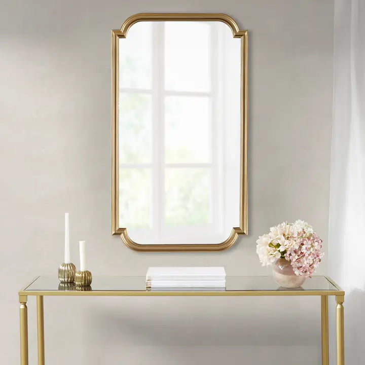 SCALLOPED WALL MIRROR