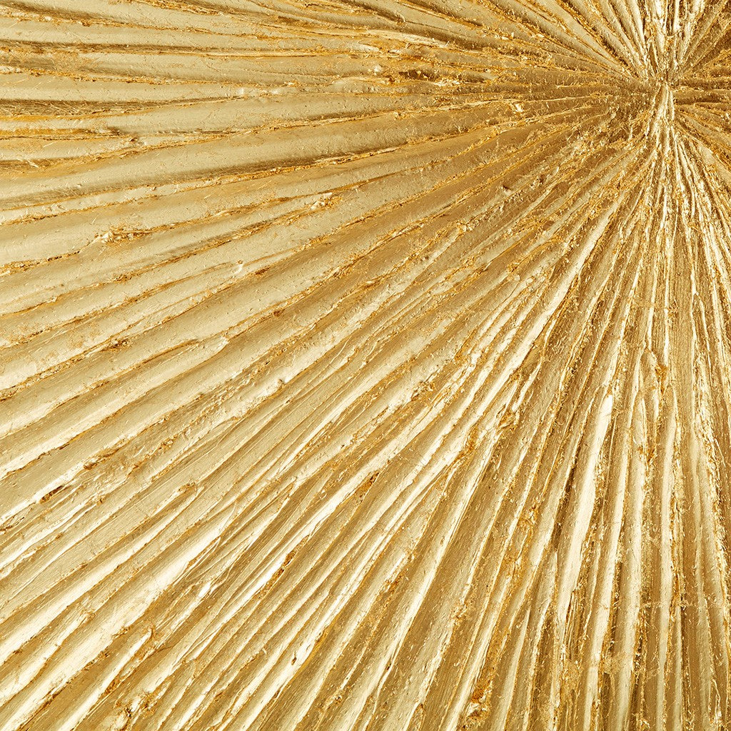 SUNBURST WALL ART, GOLD