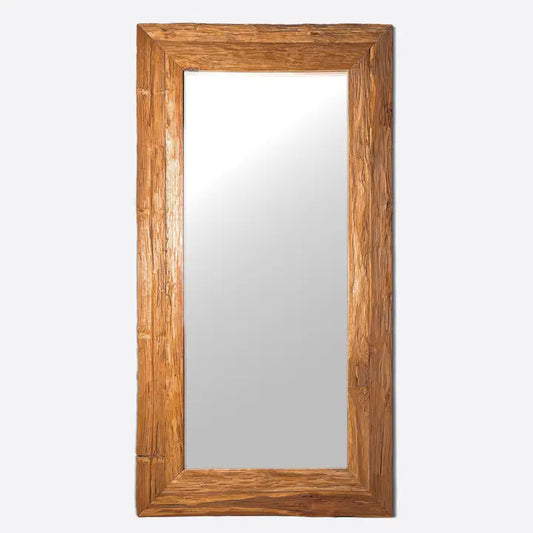 EROSI TEAK FLOOR MIRROR