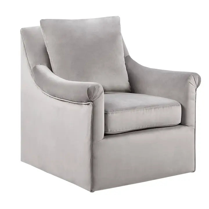 UPHOLSTERED SWIVEL GLIDER CHAIR