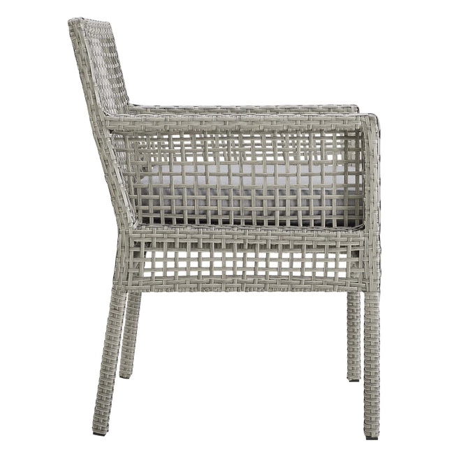 AURA WICKER OUTDOOR ARM CHAIR