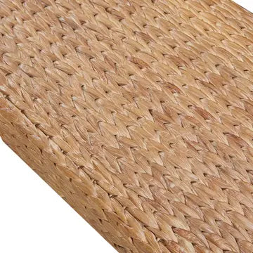 SEAGRASS WOVEN BENCH