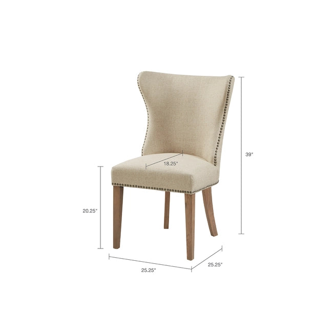 SAHARA WINGBACK DINING CHAIR, (SET OF 2)