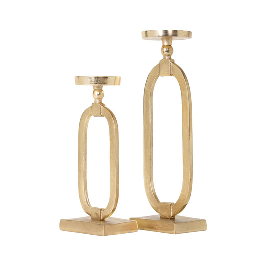 METAS CANDLEHOLDERS (SET OF 2)