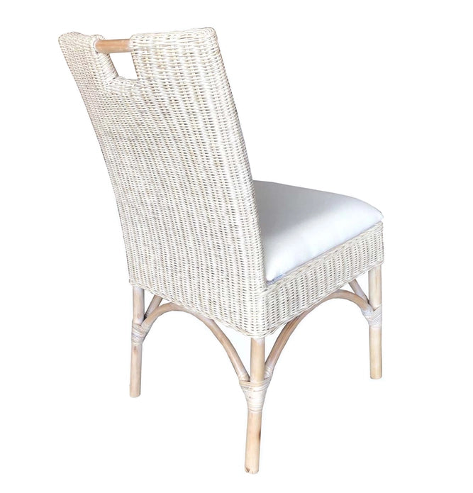 MALIO OUTDOOR SIDE CHAIR  - OYSTER