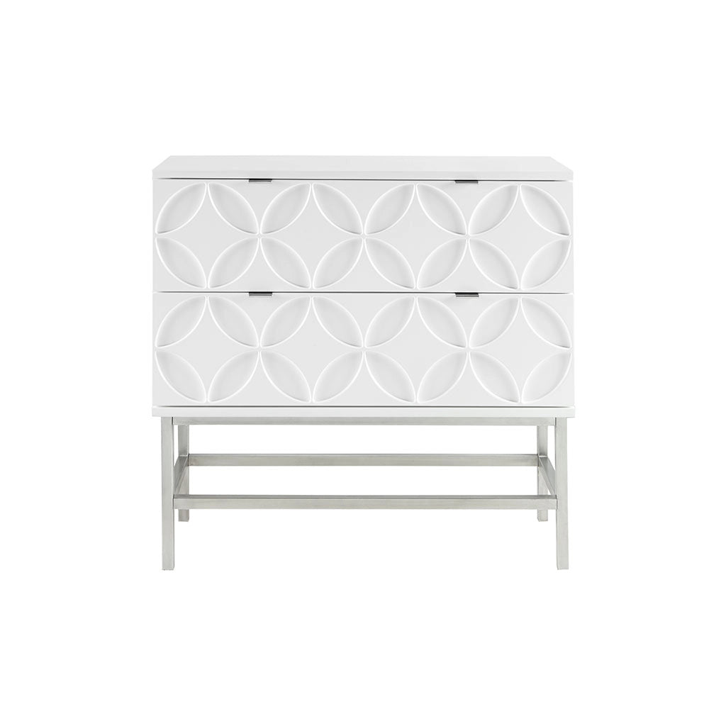 ALPINE CHIC ACCENT CHEST, WHITE