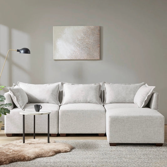 MODULAR SECTIONAL SOFA COLLECTION, IVORY