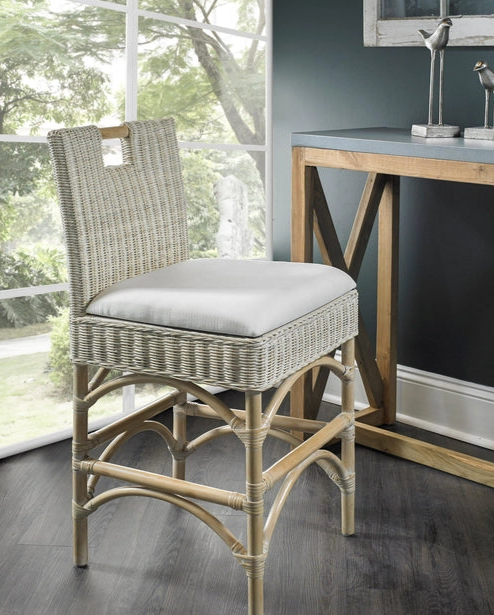 MALIO OUTDOOR BARSTOOL - OYSTER