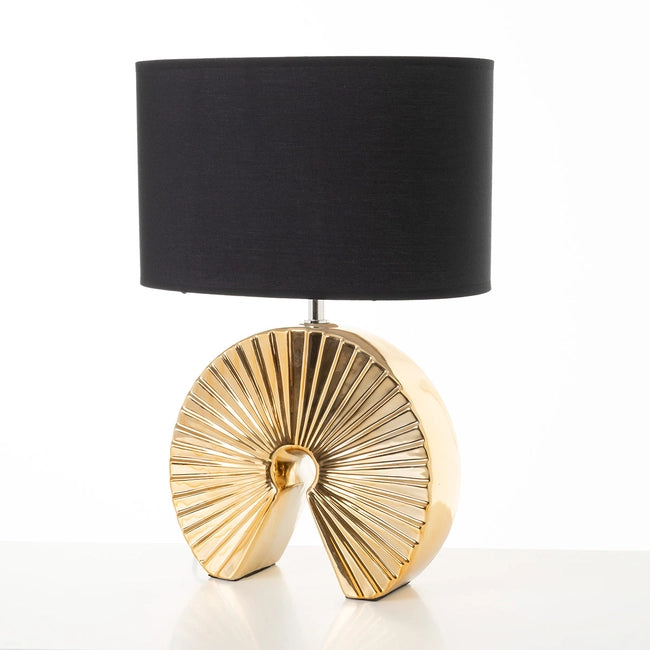 HALO TABLE LAMP, BLACK