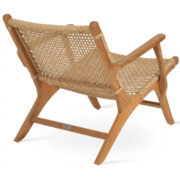 CALAVA TEAK PATIO LOUNGE CHAIR