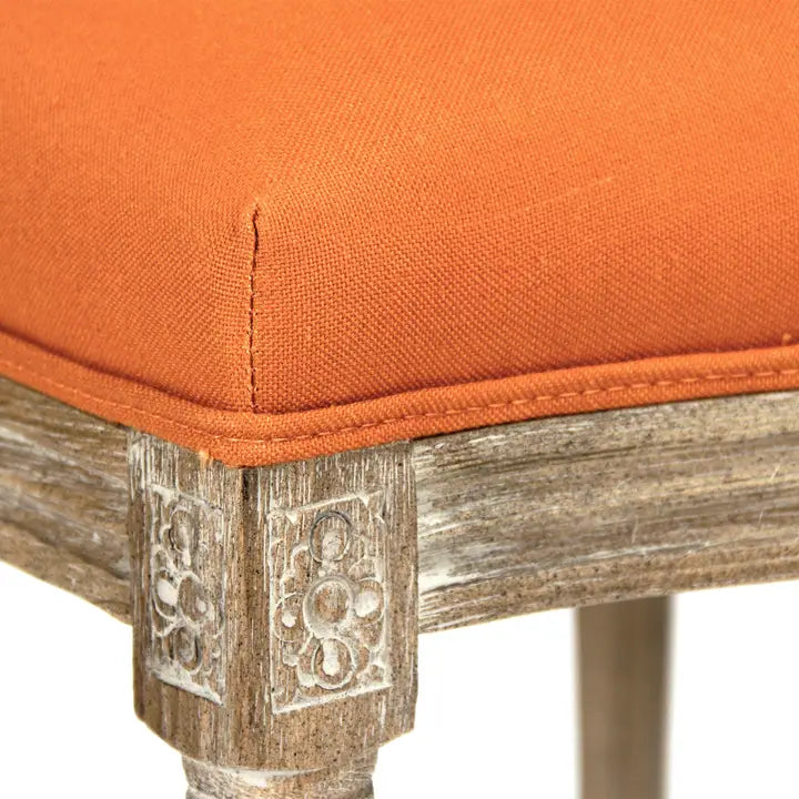 MEDALLION ORANGE SIDE CHAIR