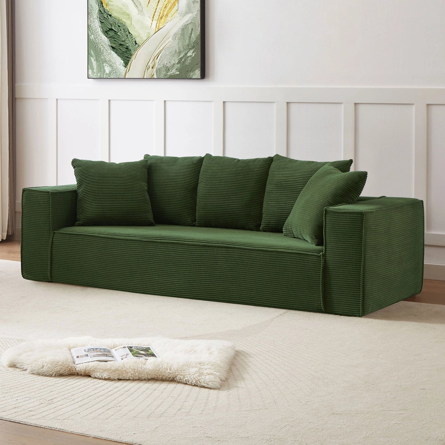 EVERGREEN CORDUROY SOFA