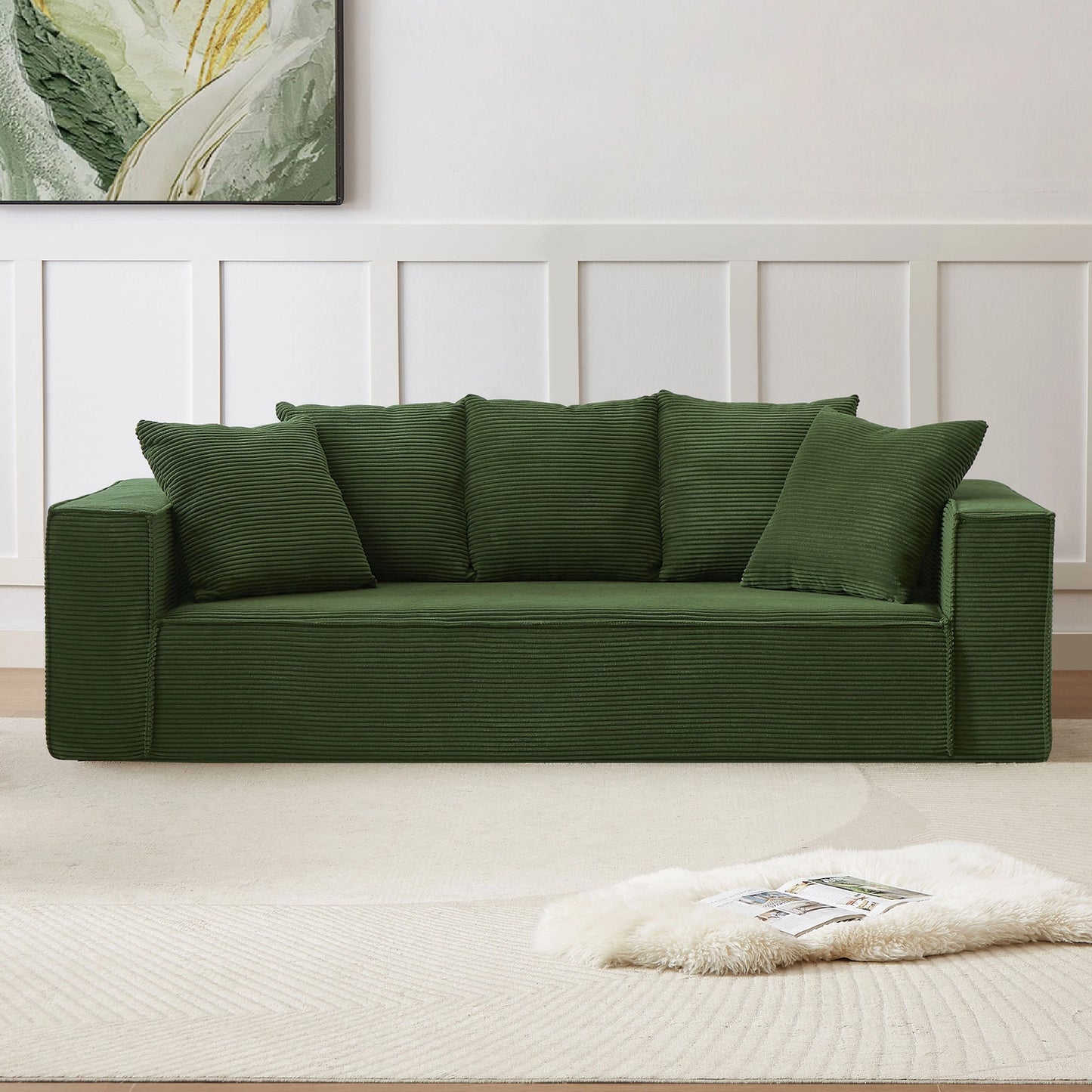 EVERGREEN CORDUROY SOFA