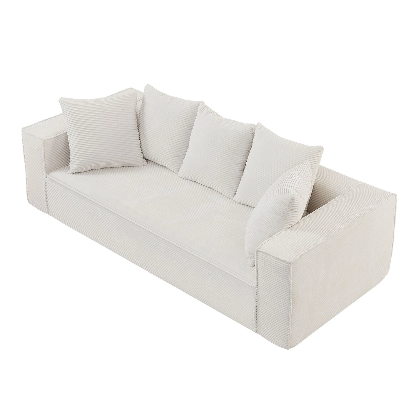 EVERWHITE CORDUROY SOFA