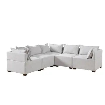 MODULAR SECTIONAL SOFA COLLECTION, IVORY