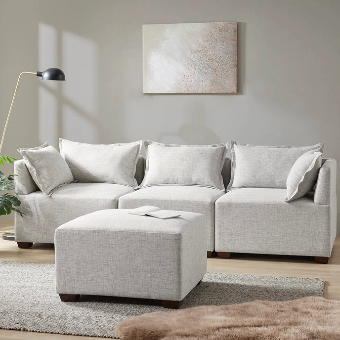 MODULAR SECTIONAL SOFA COLLECTION, IVORY