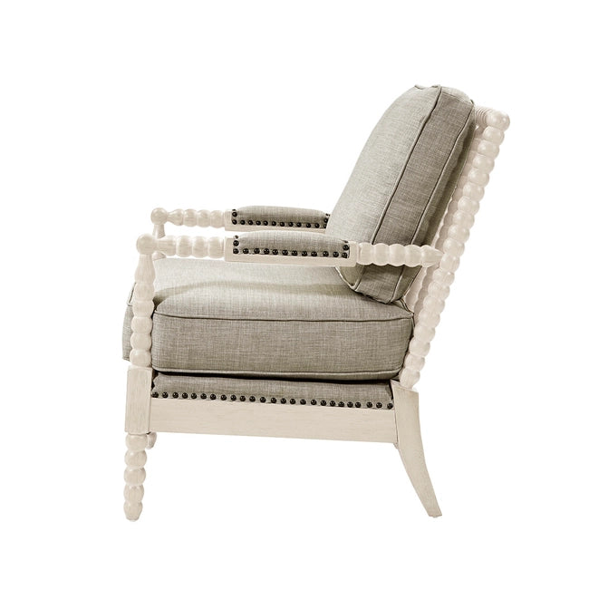 MEDINA ACCENT CHAIR, GREY / OYSTER