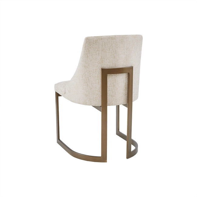 NOMAD WINGBACK DINING CHAIR, CREAM (SET OF 2)