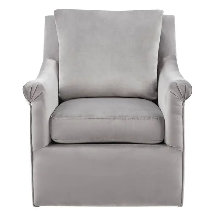 UPHOLSTERED SWIVEL GLIDER CHAIR