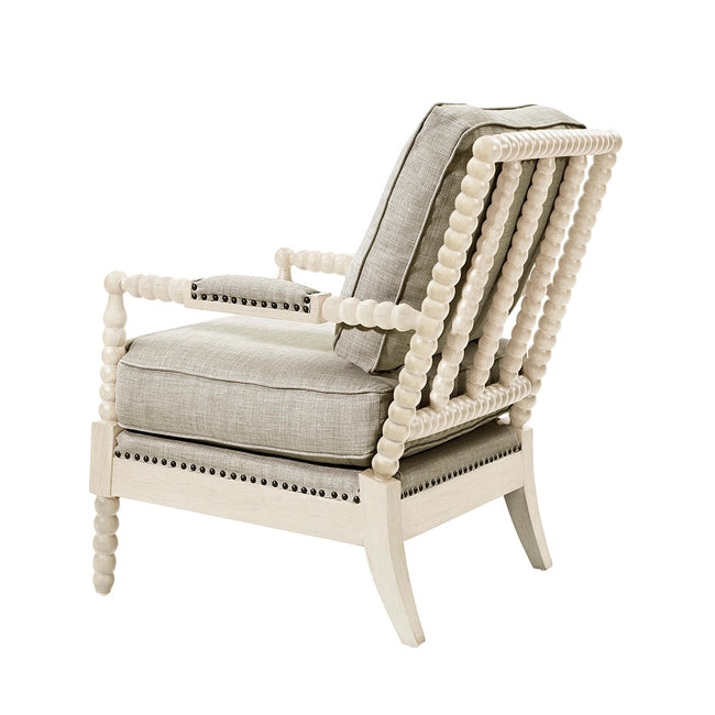 MEDINA ACCENT CHAIR, GREY / OYSTER