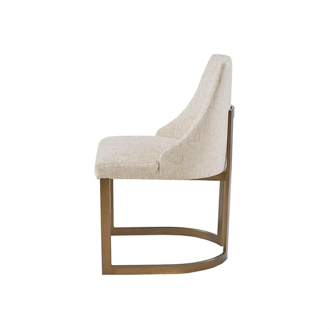 NOMAD WINGBACK DINING CHAIR, CREAM (SET OF 2)