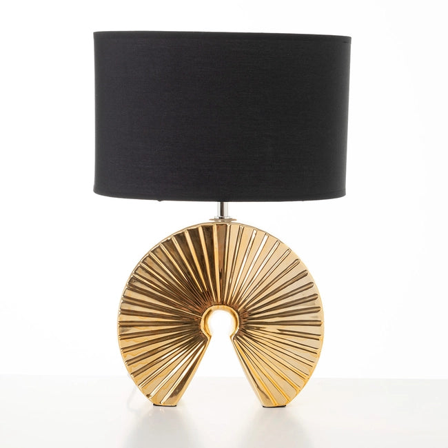 HALO TABLE LAMP, BLACK