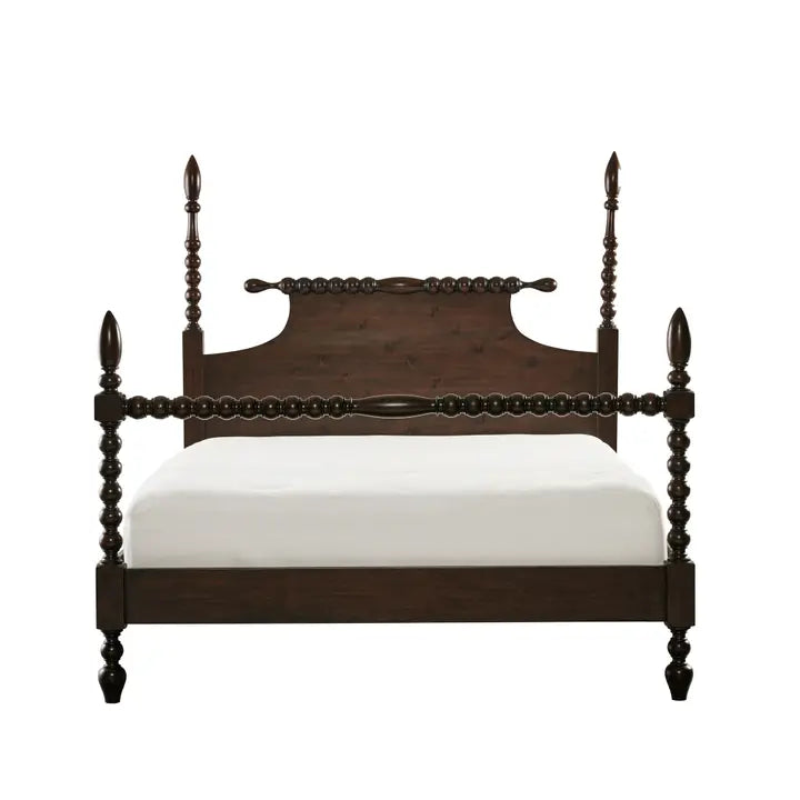 BOBBLE POST BED - MOROCCO BROWN