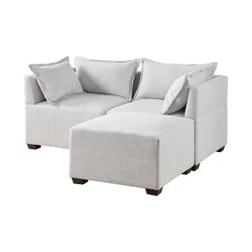 MODULAR SECTIONAL SOFA COLLECTION, IVORY