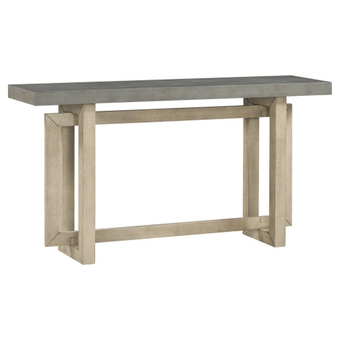 CONTEMPORARY WOOD CONSOLE TABLE - GREY