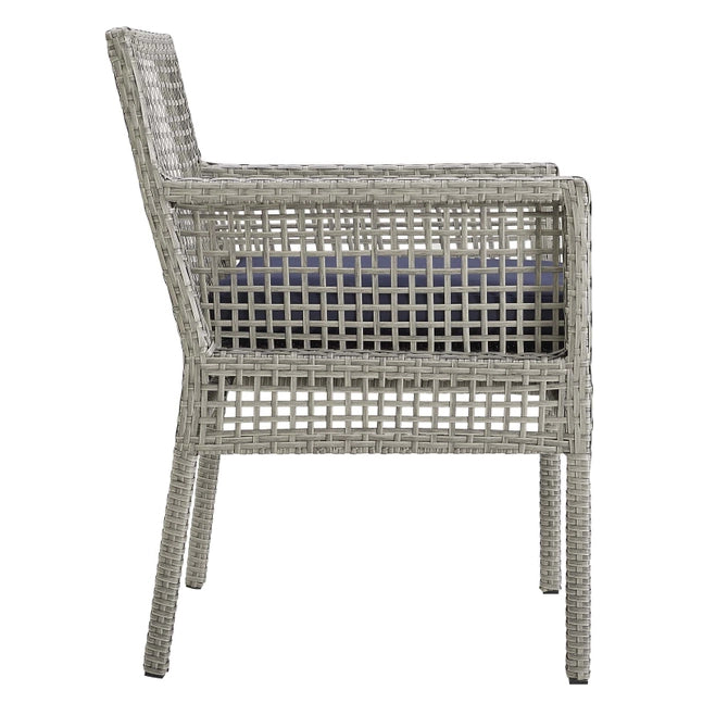 AURA WICKER OUTDOOR ARM CHAIR